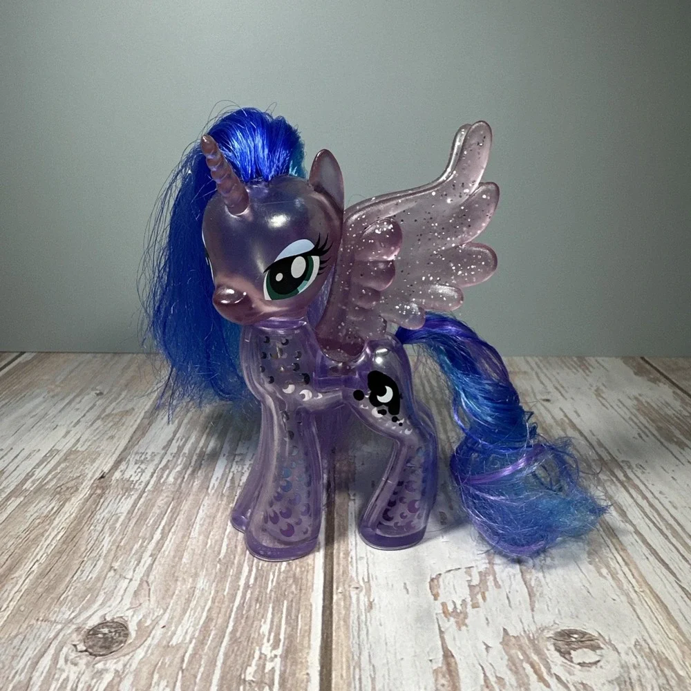 My Little Pony G4 Hasbro Princess Luna Glitter Celebration Brushable MLP